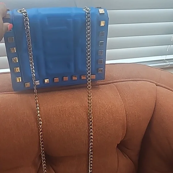 Beautiful blue Luana Italy bag! - Picture 3 of 5